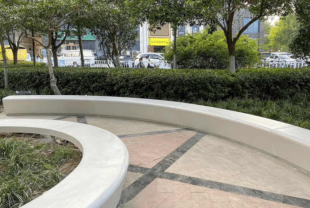 邯郸滏阳河劳动公园树池坐凳