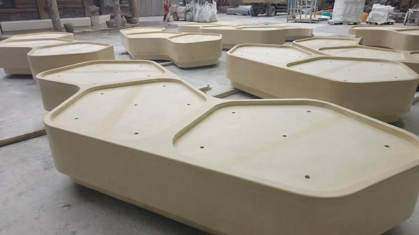 艺术混凝土异形花箱 定制景观美学新标杆